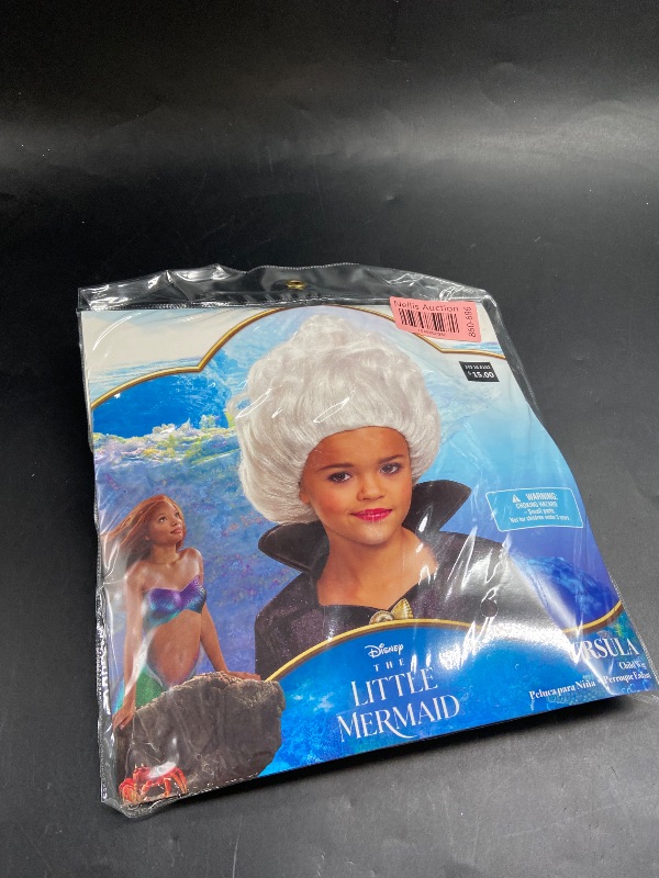 Photo 1 of Size  4+ Ursula Wig for Kids, Official Disney The Little Mermaid Live Action Costume Headpiece