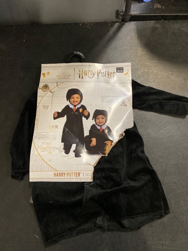 Photo 1 of  Infant Size 12-18 Months US- Disguise Baby Boys Harry Potter Costume, Official Outfit For Babies Infant And Toddler, Harry Potter