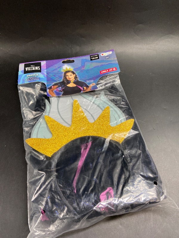 Photo 1 of Adult Disney Ursula Halloween Costume Kit One Size Fits Most