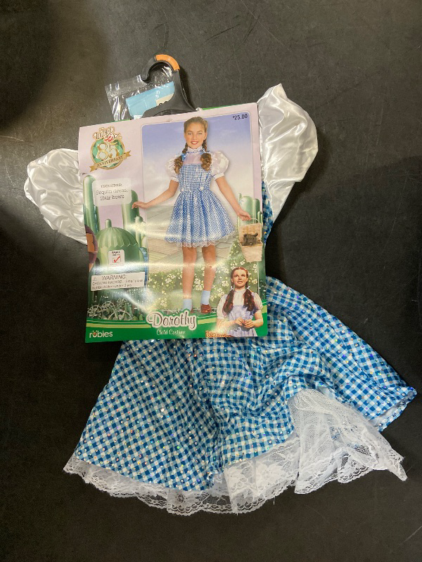 Photo 1 of Size  4/6 yrs -  Rubies The Wizard of Oz: Dorothy Sequin Costume Dress for Kids, Girl's Smalle 