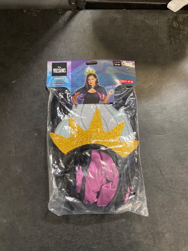 Photo 1 of Size 14+ Disney Ursula Halloween Costume Kit One Size Fits Most
