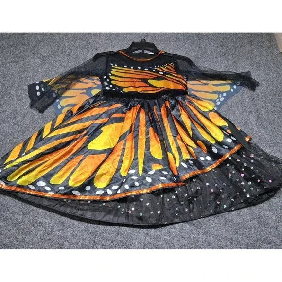 Photo 1 of Size  S  - Toddler Monarch Butterfly Costume Dress - Hyde and EEK! Boutique