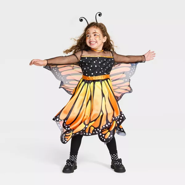 Photo 1 of Size  S  - Toddler Monarch Butterfly Costume Dress - Hyde and EEK! Boutique