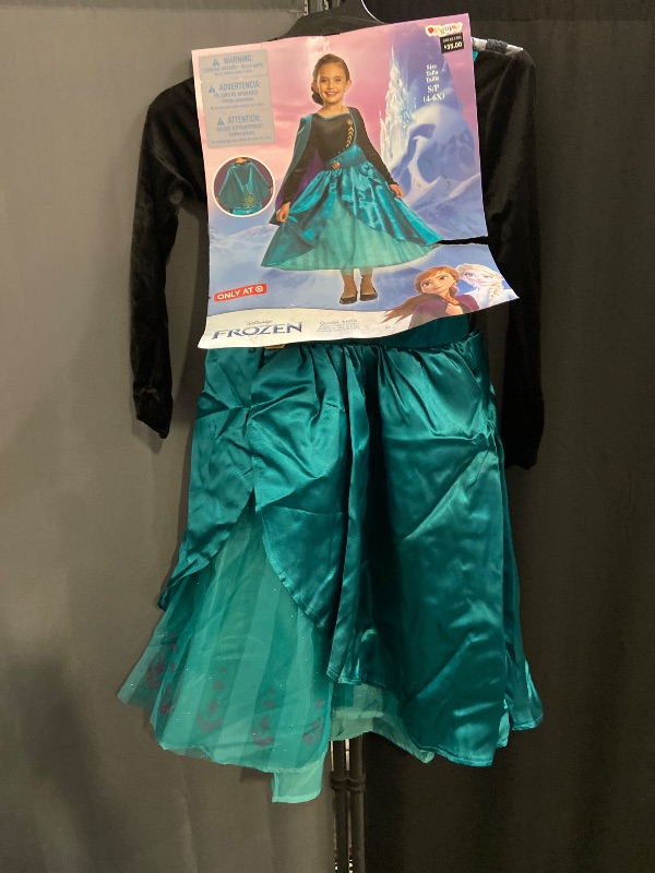 Photo 1 of  S (4-6x) - Kids Disney Frozen 2 Anna Deluxe Halloween Costume Dress
