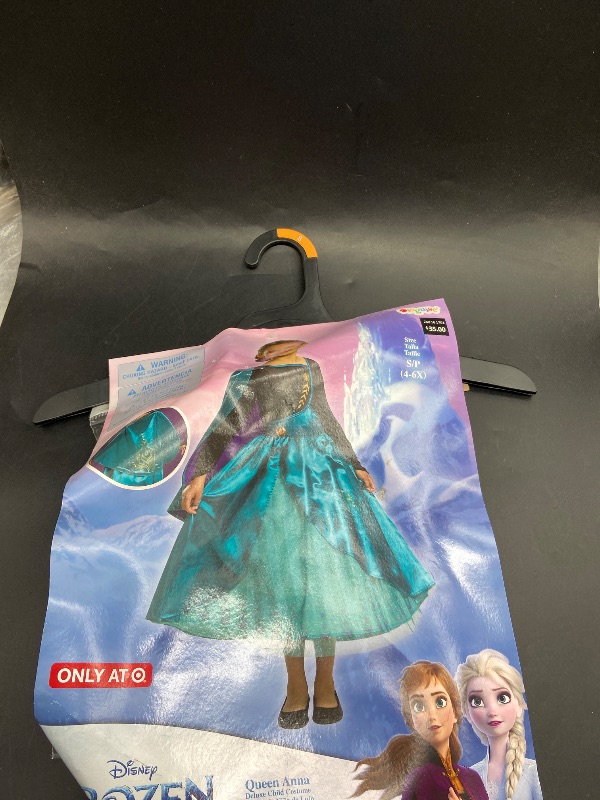 Photo 1 of  S (4-6x) - Kids Disney Frozen 2 Anna Deluxe Halloween Costume Dress