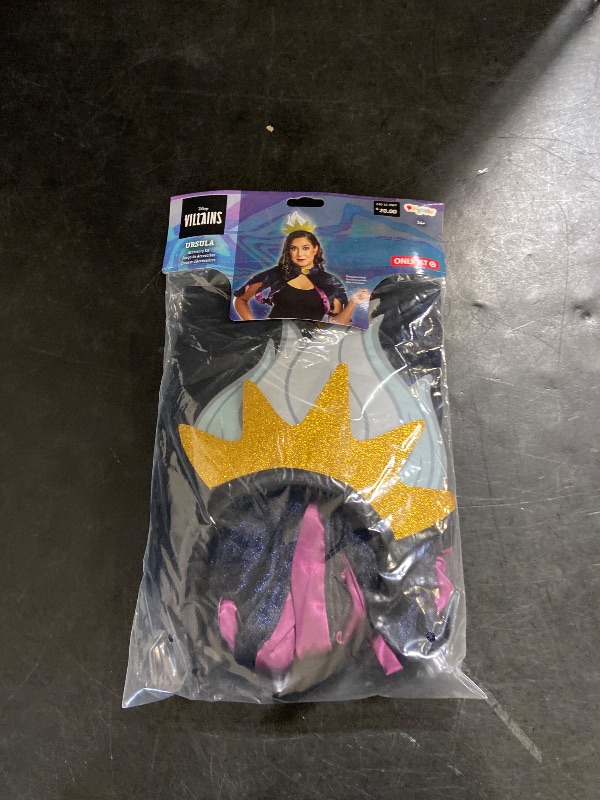 Photo 1 of One Size -Adult-  Disney Ursula Halloween Costume Kit One Size Fits Most