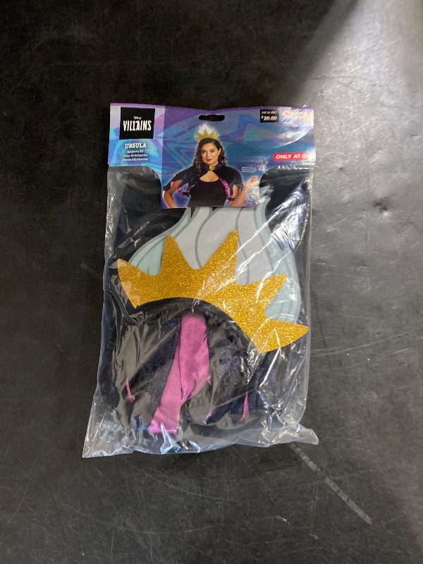 Photo 1 of Size-  Adult - Disney Ursula Halloween Costume Kit One Size Fits Most