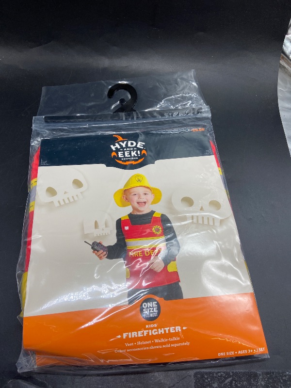 Photo 1 of One Size Fits Most -Firefighter Vest Halloween Costume Kit - Hyde & EEK! Boutique