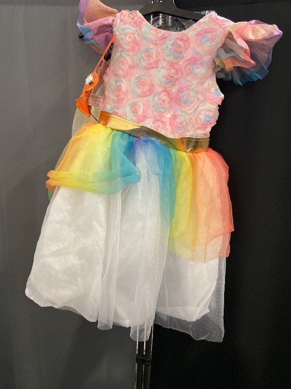 Photo 1 of Size S  -  Light Up Rainbow Unicorn Halloween Costume Dress with Headpiece - Hyde & EEK! Boutique 