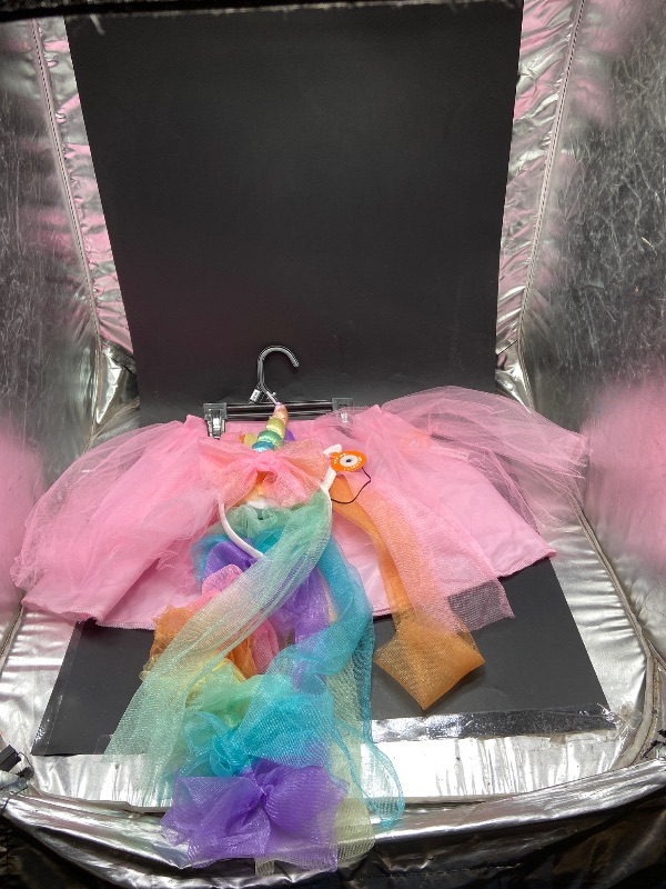 Photo 1 of One Size Fits Most - Kids' Light Up Unicorn Halloween Costume Kit  - Hyde & EEK! Boutique