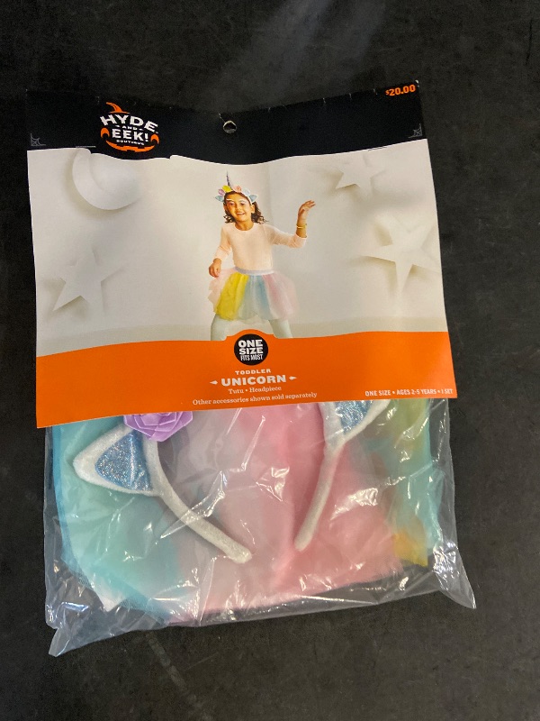 Photo 1 of Size One - Toddler Unicorn Halloween Costume Accessory Set - Hyde & EEK! Boutique 
