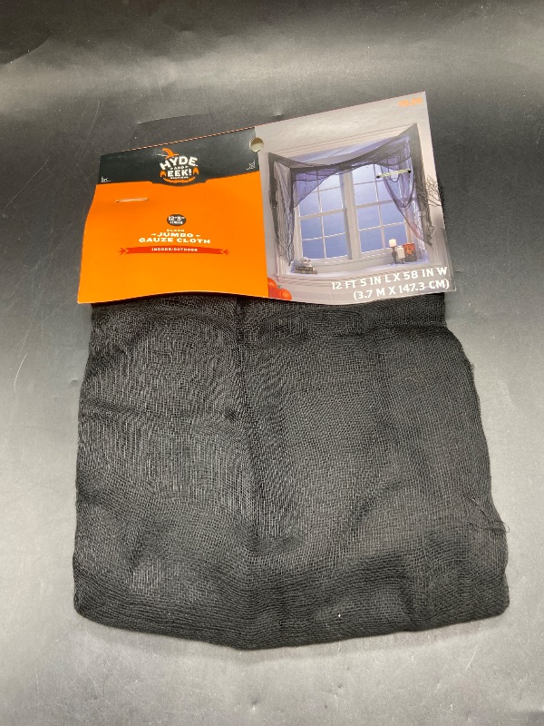 Photo 1 of 12.5' Jumbo Gauze Cloth Black Halloween Decorative Prop - Hyde & EEK! Boutique