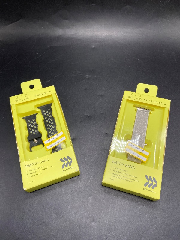 Photo 1 of Pack of 2 - Apple Watch Nylon Band