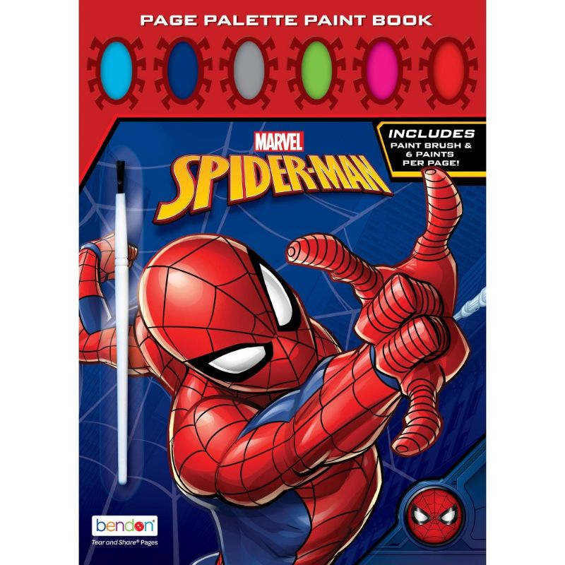Photo 1 of Marvel Spider-Man Page Palette Activity Book
