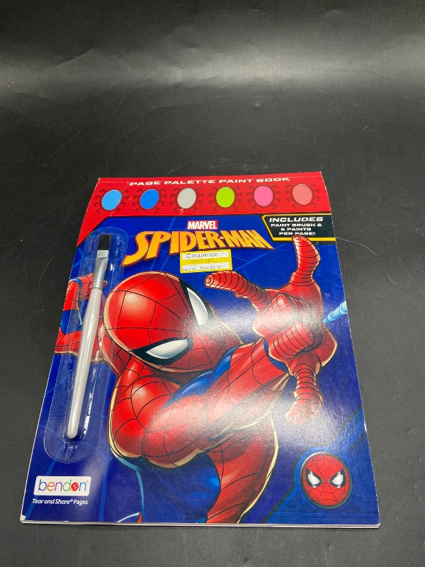 Photo 1 of Marvel Spider-Man Page Palette Activity Book
