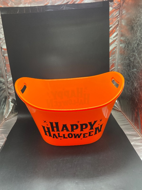 Photo 1 of 3L Plastic Halloween Beverage Tub 'Happy Halloween' - Hyde & EEK! Boutique 