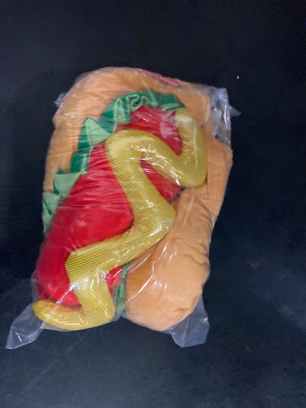 Photo 1 of 0-6M - Hot Dog Plush Infant Carrier Size 0-6 Month Baby Halloween Costume Hyde & EEK!