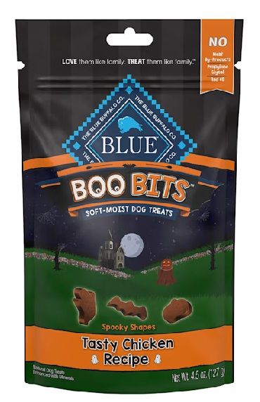 Photo 1 of Blue Buffalo Boo Bits Soft & Chewy Halloween Dog Treats, Tasty Chicken Recipe
