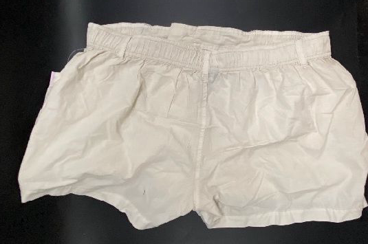 Photo 1 of Off-White S - Women's Mid-Rise Pull-on Camp Shorts - Wild Fable
