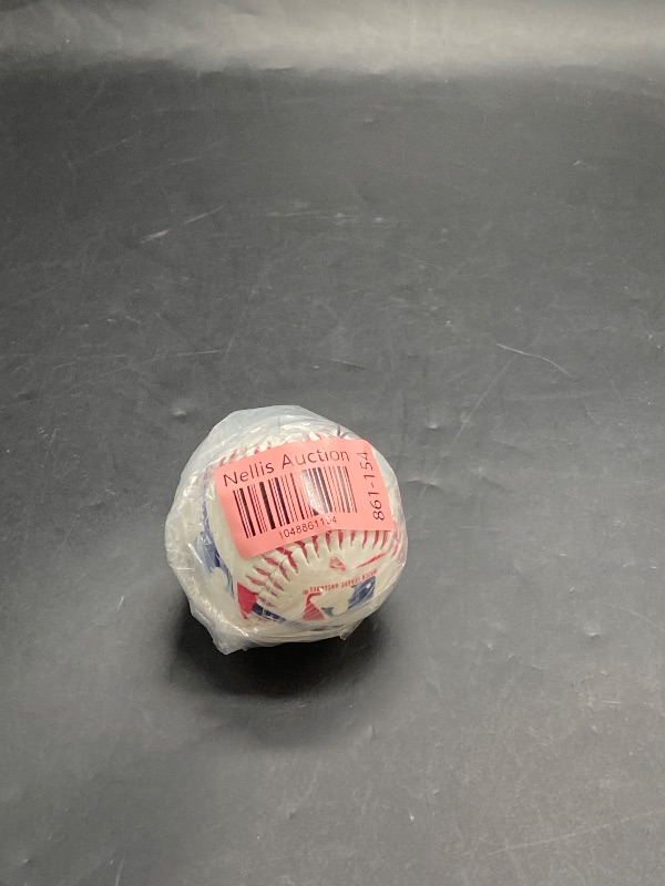 Photo 1 of Franklin Sports Soft-Strike Teeball - Official Size and Weight Approved for Teeball - Hollow Rubber Core Technology for Safety - MLB Teeball Ball for Indoor/Outdoor Use