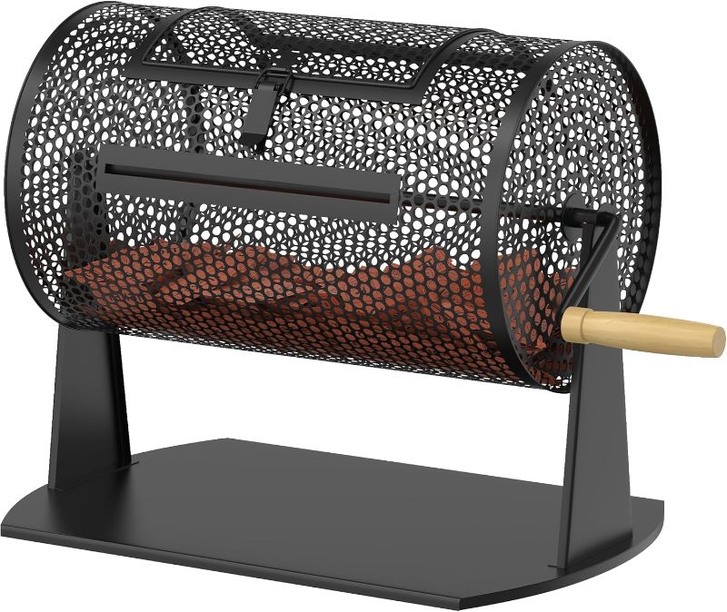 Photo 1 of Orionstar Raffle Drum, Games & Sports Professional Raffle Ticket Spinner with Wooden Turning Handle Holds 2500 Tickets (Black)