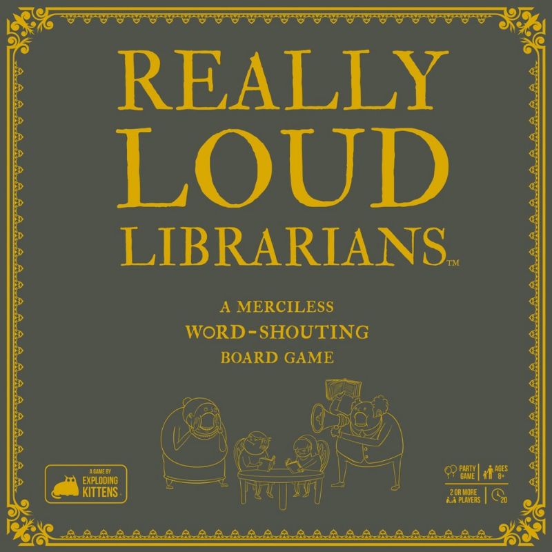 Photo 1 of Really Loud Libarians Board Game, Multi Color - 101 Piece