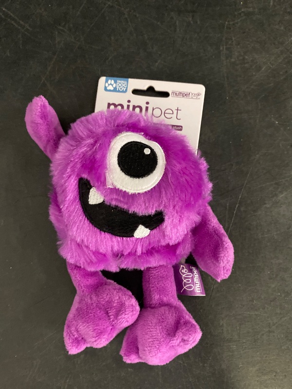 Photo 1 of Minipet Plush Monster Dog Toy 5" 