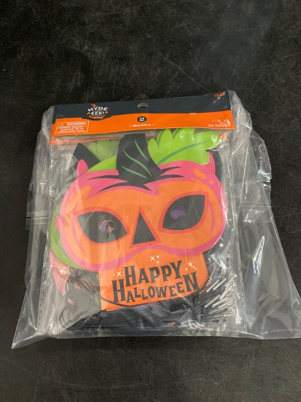 Photo 1 of (3) 24pk Halloween masks