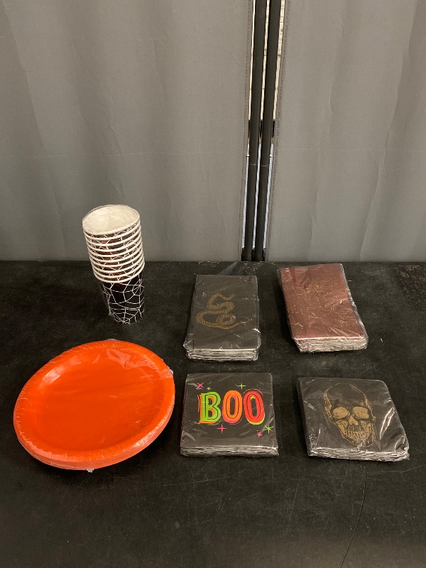 Photo 1 of Halloween Party Supplies ( 90 napkins, 10 cups, 20 plates) 