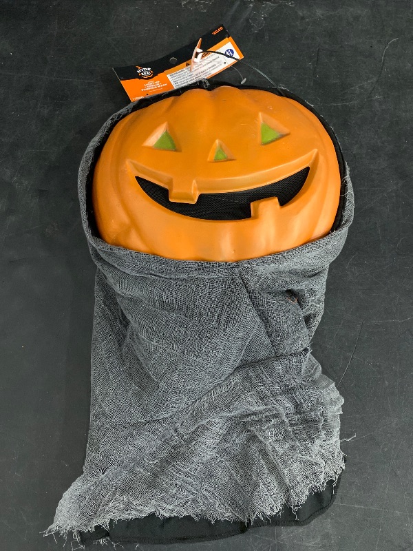 Photo 1 of Hyde & EEK Light up Goblin Pumpkin Mask