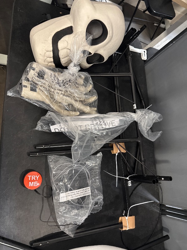 Photo 1 of Hyde and EEK! Boutique -  8 ft Skeleton Outdoor Halloween Decorative Prop 