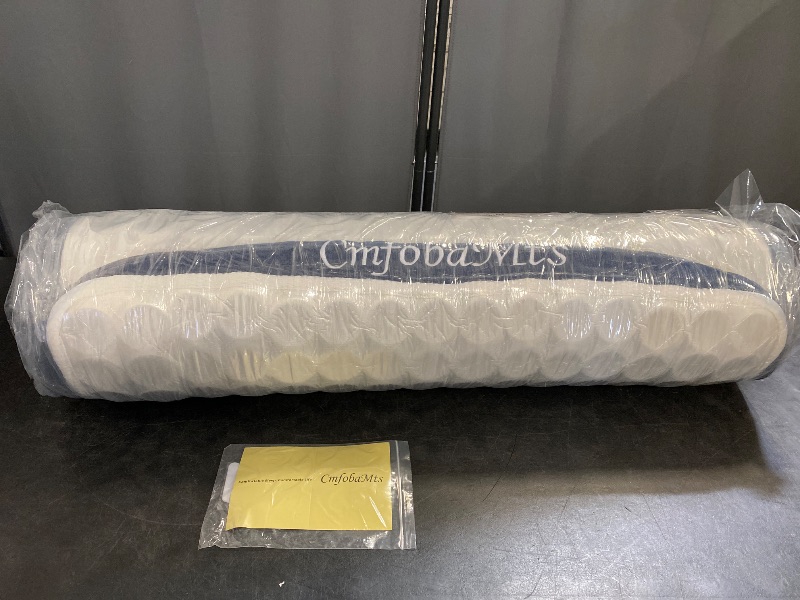 Photo 1 of Twin Mattress, 10 Inch Memory Foam Hybrid Mattress in a Box with Independent Spring for Motion Isolation and Pressure Relief, Comfortable Medium Firm