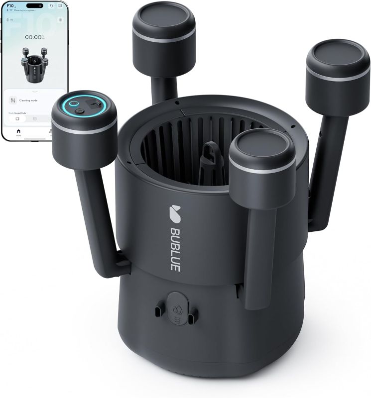 Photo 1 of F10 Robotic Surface Skimmer, Pool Cleaner with Powerful Suction, Dual Motor, 5L Filter, Dual Cleaning Modes, Smart App Control, One-Tap Docking, LED, AI Navigation, for Pools up to 538 Sq.Ft.