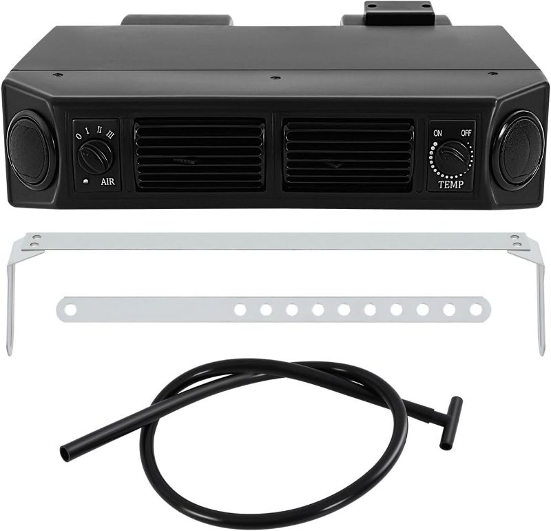 Photo 1 of CNCEST Universal Air Conditioner UN, Car Air Conditioner 12V 30W Universal A/C 32 Pass 4 Way Coil, Maximum Airflow and Cooling Capacity 3 Flow Speed Air Conditioning Evaporator for Car RV