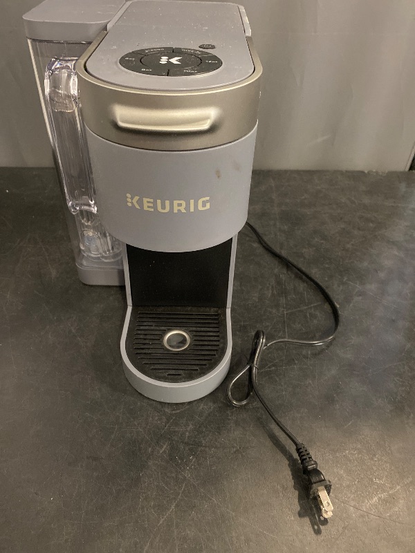 Photo 1 of Keurig K-Supreme Single Serve Coffee Maker with 66oz Removable Reservoir MultiStream Technology 4 Brew Sizes K-Cup Pod Dual-Position Gray