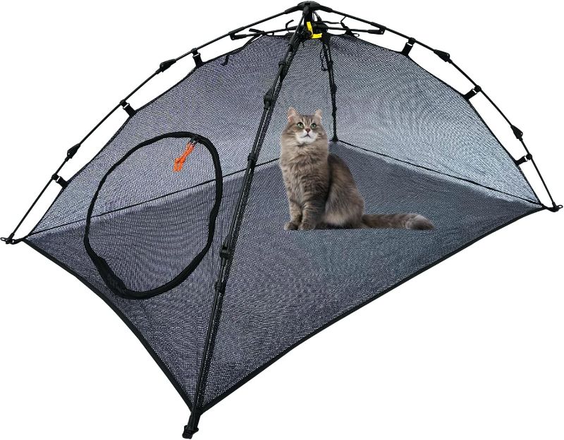 Photo 1 of Outdoor Cat Tent for Outside Cat Enclosures Outdoor Pop Up Pet Playpen Playhouse (Play Tents for Small Animals) - Outside Habitat