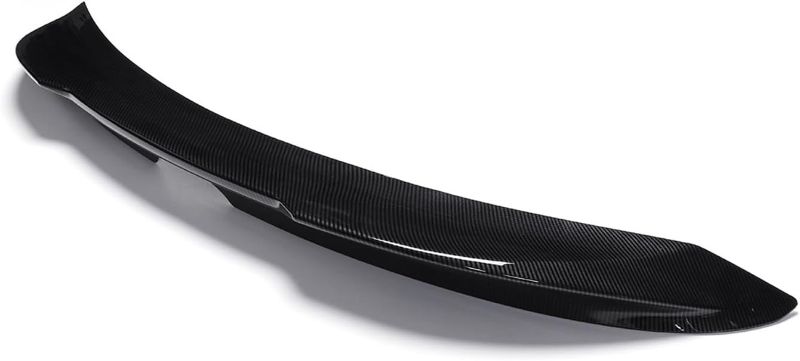 Photo 1 of Car Exterior Rear Trunk Wing Tail Roof Top Lid Spoiler Compatible For Camry 2018-2021 Gloss Black Carbon Fiber ABS Rear Spoiler (Color : Carbon fiber)