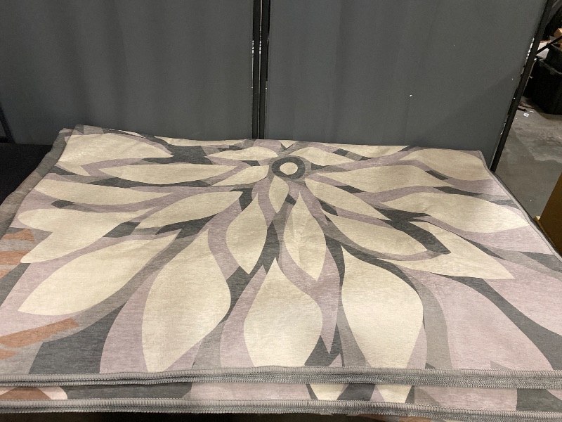 Photo 1 of Area Rug 3x5 Brown White Washable Entry Rug Multicolored Tropical Botanical Modern Floral Indoor Kitchen Door Mat Entrance Carpet Non Slip for Bedroom Living Room, Porch