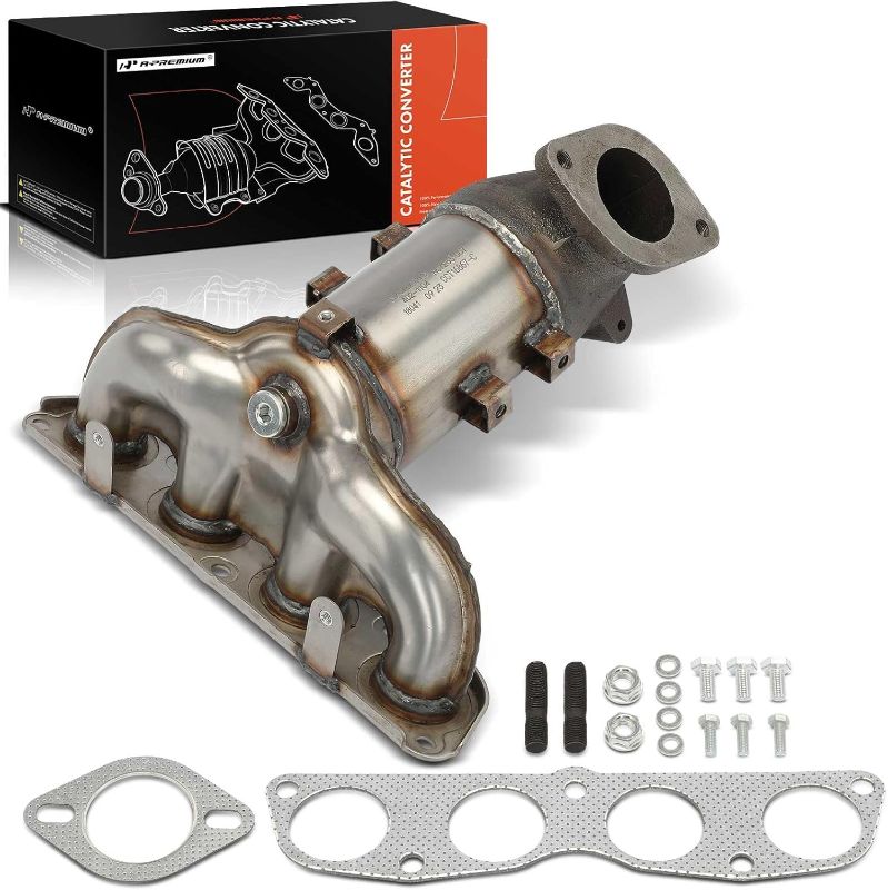 Photo 1 of A-Premium Catalytic Converter Kit Direct-Fit Compatible with Hyundai Elantra 2011-2016, Elantra Coupe 2013, Elantra GT 2013 & Kia Forte 2013-2016, 1.8L 2.0L, EPA Compliant