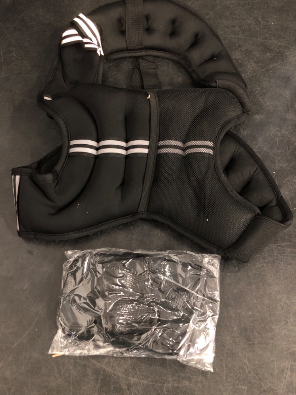 Photo 1 of ZELUS Weighted Vest, Z-Fit Soft Iron Weighted Vest for Women and Men, 5/10/15 lb Weight Vest with Reflective Stripes & Adjustable Straps, Ultra Thin Weight Vest for Home Gym Strength Training Weight Loss Workout