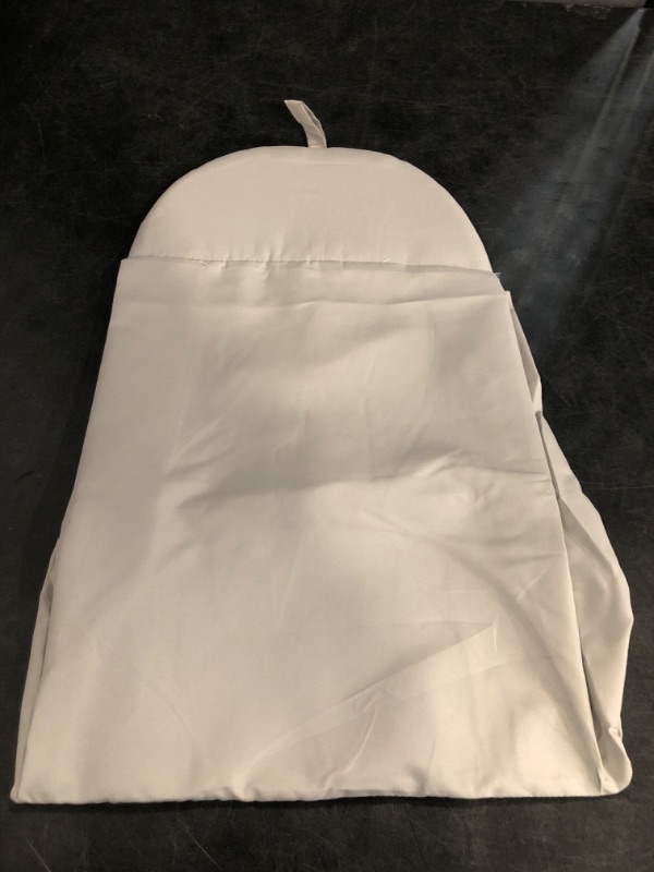 Photo 1 of STYLISH NEWBORN ESSENTIAL – A MUST HAVE BABY ACCESSORY: Made of fade-resistant light gray ultra-soft microfiber polyester, this super-cute diaper hanger coordinates with most baby boy or girl nursery bedding collections and is a valuable necessity for new