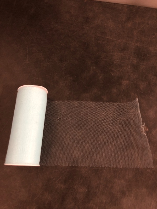Photo 1 of 6''x100yd Tulle Roll for Banquet Events Gossamer Fabric for DIY Skirt Car Decorations