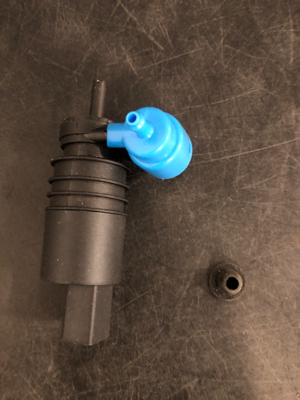 Photo 1 of Windshield Washer Pump, Compatible with Jeep Dodge Chrysler Volkswagen Audi BMW Chevrolet Ford, Washer Fluid Pump with Grommet Replace 1J6955651