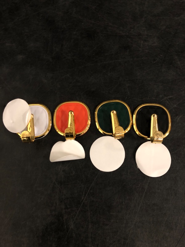 Photo 1 of Decorative Wall Coat Hooks Self Adhesive Hanger Hooks Sticky Cute Wall Hook for Kitchen Bathroom Hanging Towel Coat Clothes Hat Bag Keys