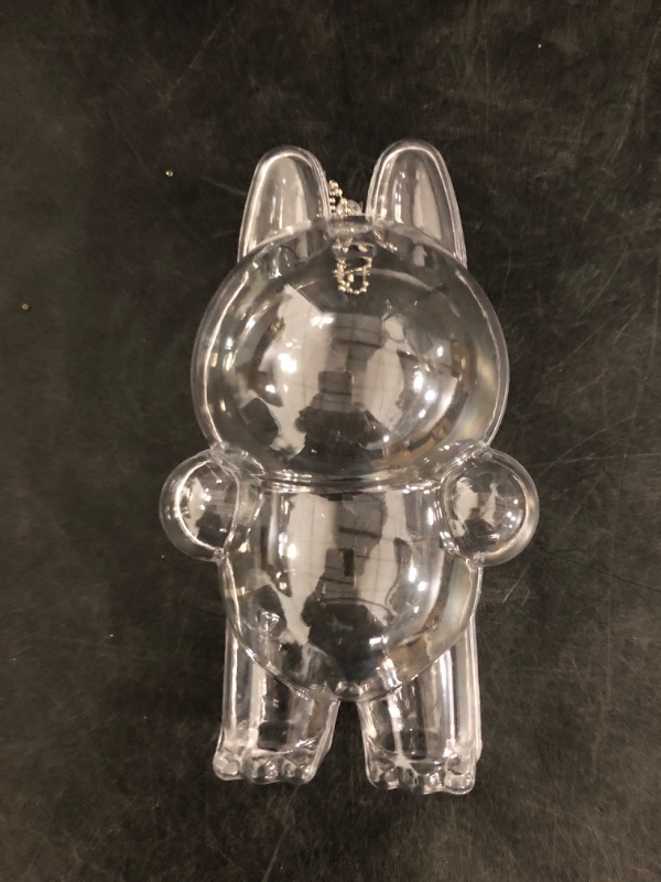 Photo 1 of Protective Case Compatible with LABUBU Doll - Crystal-Clear Hard Display Box with Keychain & Dustproof Cover, Secure Backpack Hooks for Shelf/Outdoor Showcase (Doll Not Included) Standing