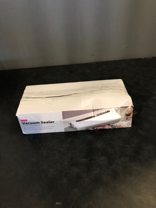 Photo 1 of Vacuum Sealer Compact Auto Vacuum Sealer Machine with 20 Sealed Bags Easy to Handle Vacuum Food Sealer Multifunctional Food Sealer Machine for Meat Seafood Fruits Vegetables