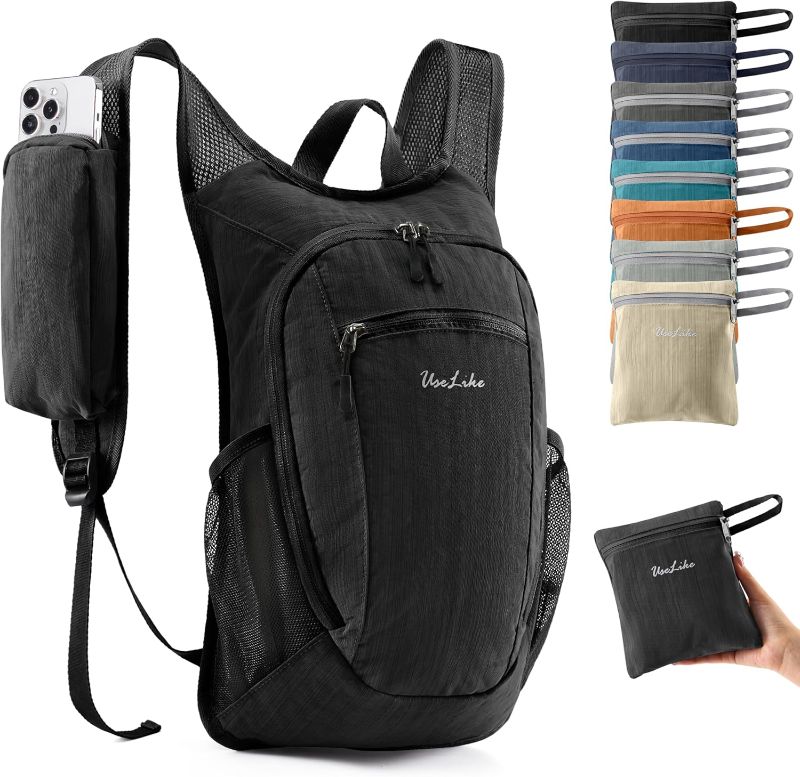 Photo 1 of 10L Small Hiking Backpack Travel Daypack Lightweight Packable Back Pack