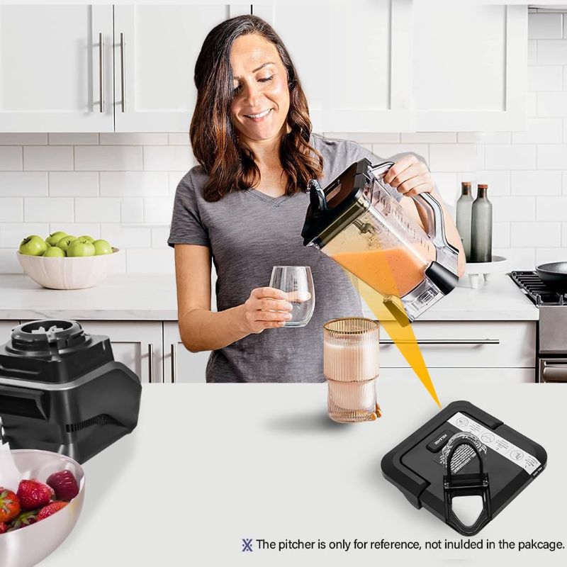 Photo 1 of Locking Lid Replacement Compatible with Ninja BL610 BN751 Blender 72oz XL Pitchers New Model, Replacement Newer Square Top Cover for Ninja