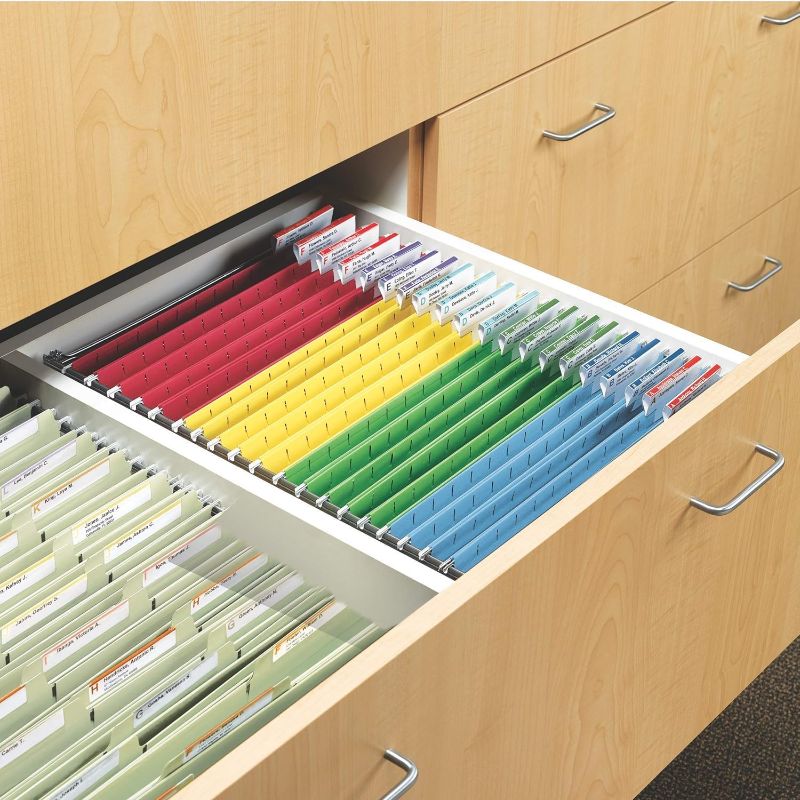Photo 1 of Smead Heavy Duty Steel Hanging File Folder Frame, Letter Size, Gray, Adjustable Length 