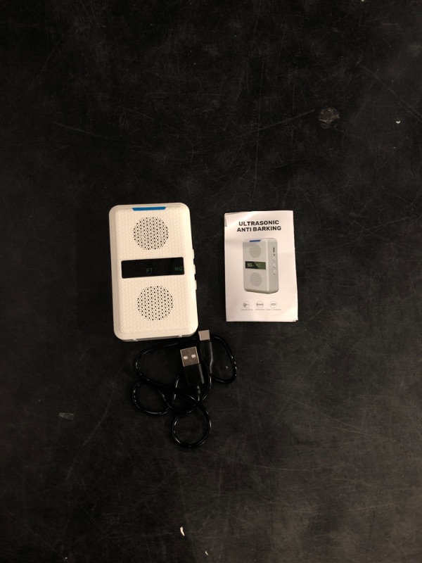 Photo 1 of  Anti Barking Device for Dogs, Ultrasonic Dog Bark Deterrent Devices, Adjustable Frequency & Range, Type-C Rechargeable